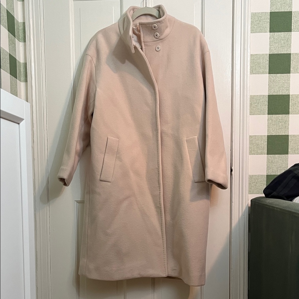 NWT J. McLaughlin Luz Angelina Coat Pink Sand Size L